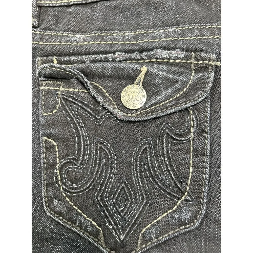 Mek Denim USA Jeans Men's Size 27/34 Geneva Cigarette Distressed